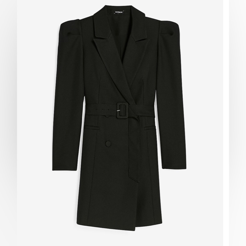 NWT Express Puff Sleeved Blazer Dress